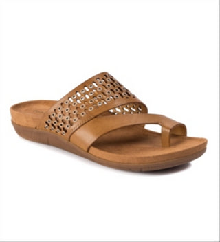 Sandálias femininas Baretraps Auburn Juny Slide, marrom, tamanho 6 M