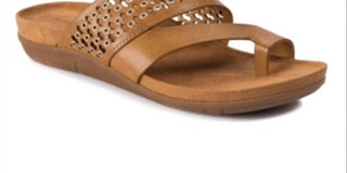 Sandálias femininas Baretraps Auburn Juny Slide, marrom, tamanho 6 M