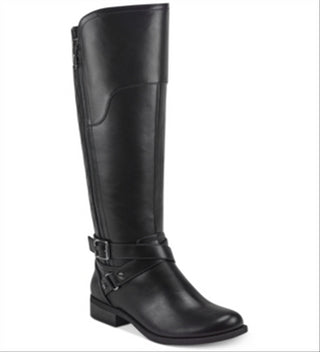 Guess Women's Haydin Faux Leather Riding Boots  Black  Size 6 M