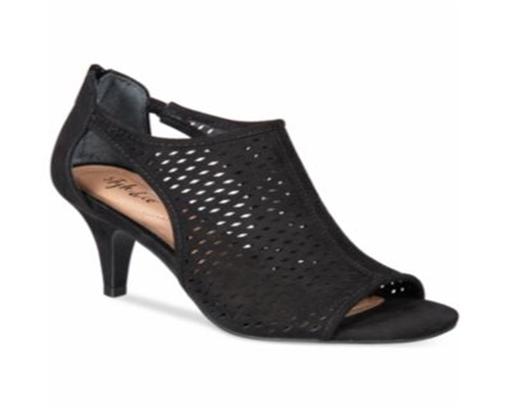 Sapatos clássicos abertos Haddiee femininos Style &amp; Co, pretos, tamanho 6,5 M