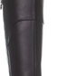 Botas de montaria Guss Haydin Faux Leather para mulheres, pretas, tamanho 7 M