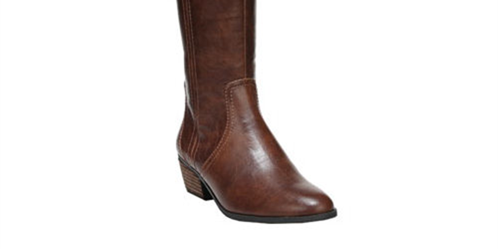 Bota feminina Dr. Scholl's Brilliance Tall, marrom, tamanho 8 M