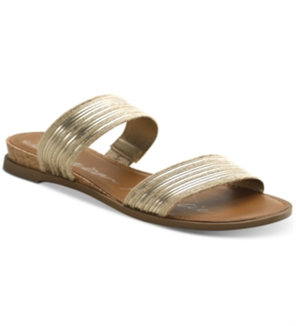 Sandálias femininas American Rag Easten Slide, amarelas, tamanho 6 M