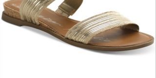 Sandálias femininas American Rag Easten Slide, amarelas, tamanho 6 M