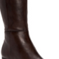 Calvin Klein Freeda Botas de Couro Femininas de Cano Alto Marrom Tamanho 5 M