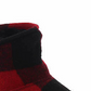 Botas femininas Ashley de pele sintética com bico fechado, vermelhas, tamanho 8 M, Indigo Rd.