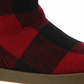 Botas femininas Ashley de pele sintética com bico fechado, vermelhas, tamanho 8 M, Indigo Rd.