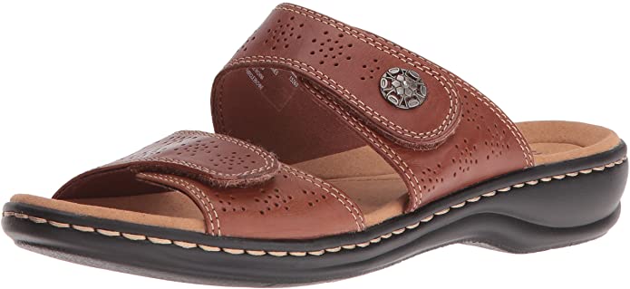 Sandália Clarks Leisa Lacole Feminina Marrom Tamanho 7 M