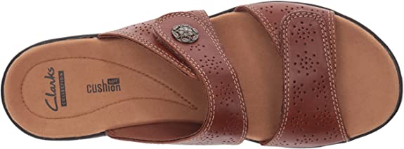 Sandália Clarks Leisa Lacole Feminina Marrom Tamanho 7 M
