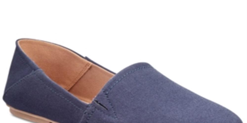 Tênis casual feminino estilo &amp; co Nixine Slip-on azul tamanho 10 M