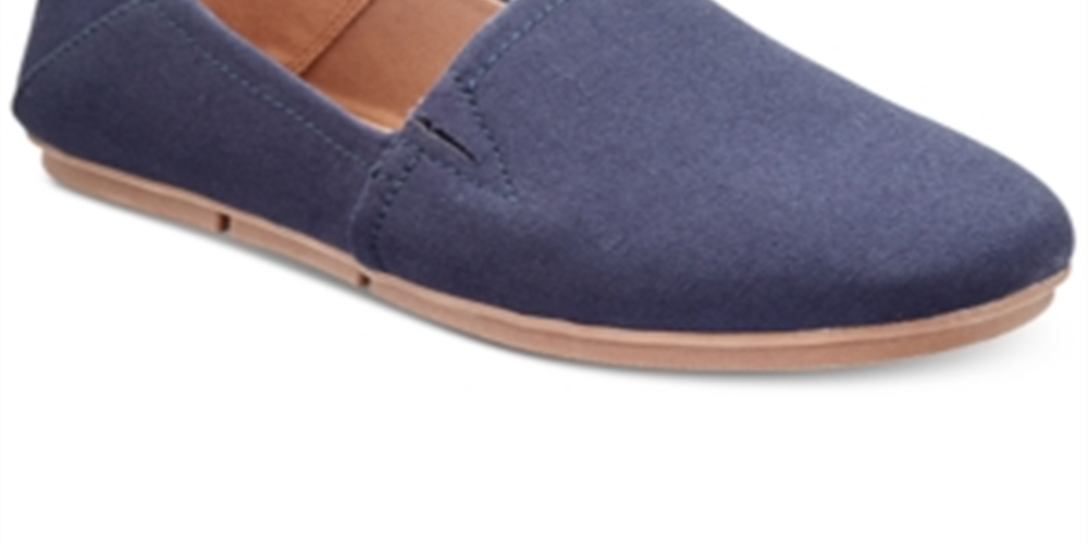 Tênis casual feminino estilo &amp; co Nixine Slip-on azul tamanho 10 M