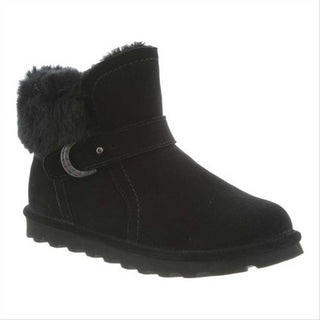 Bearpaw Women's Cold Weather Koko Suede Ankle Boot Black Size 10