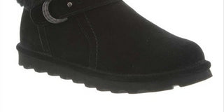 Bearpaw Women's Cold Weather Koko Suede Ankle Boot Black Size 10