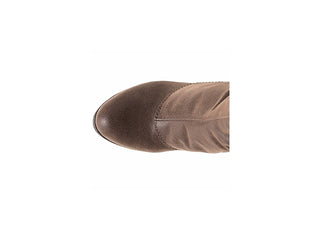 Botas de montaria femininas American Rag Emilee de couro sintético, cinza, tamanho 6 M