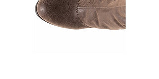 Botas de montaria femininas American Rag Emilee de couro sintético, cinza, tamanho 6 M