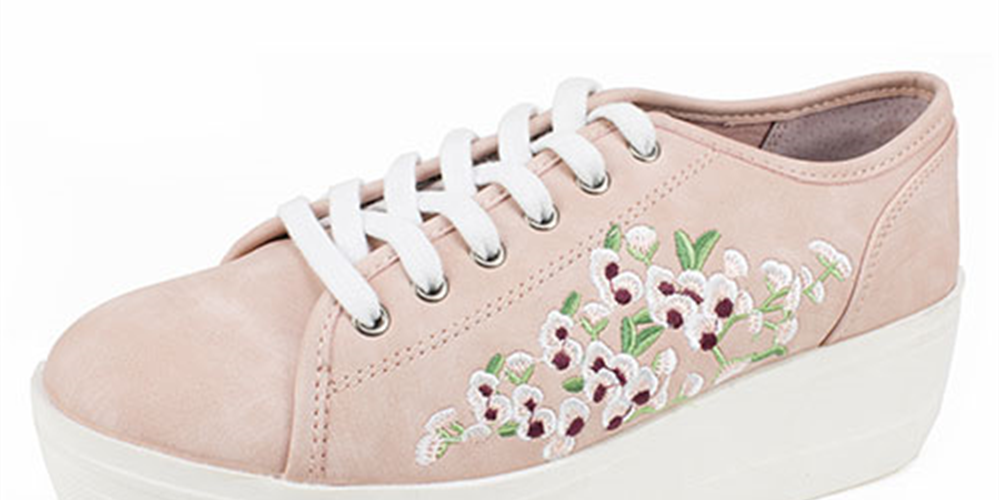 Tênis feminino White Mountain Amy Platform, rosa, tamanho 6 M