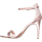 Sandálias femininas INC International Concepts Rayelle Satin Heart Rosa Tamanho 10 M