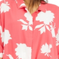 Blusa Alfani Feminina Petite Frente Dobrada Rosa Tamanho Petite XL