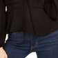 Top Peplum Cinched Feminino Cinch Preto Tamanho Médio