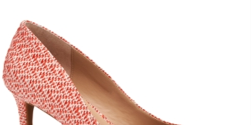 Alfani Jeules Scarpin Feminino Bico Fino Laranja Tamanho 9,5