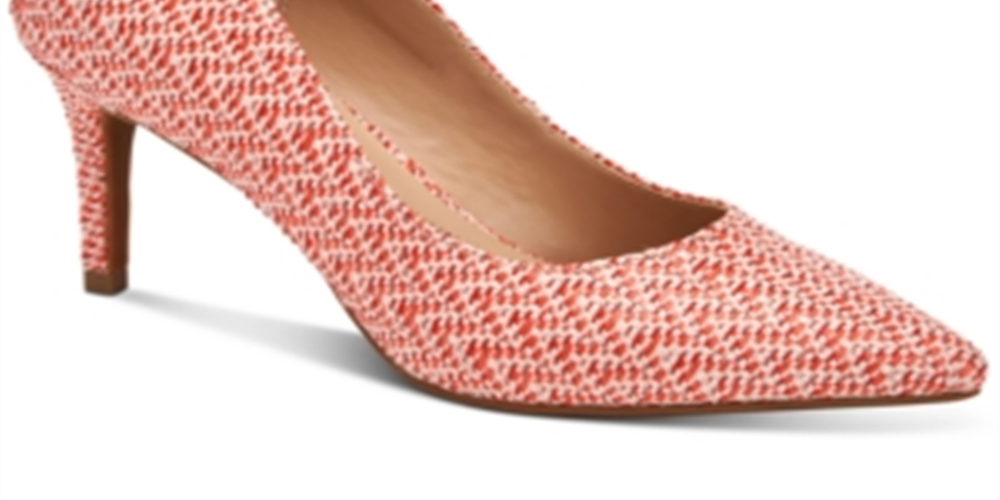 Alfani Jeules Scarpin Feminino Bico Fino Laranja Tamanho 9,5