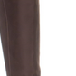 Botas femininas Damien de couro sintético com tachas até o joelho, tamanho 6,5 M, da Material Girl
