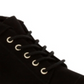 Botas femininas Charter Club Crissie com cadarço, pretas, tamanho 5,5 M