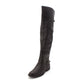 Botas de montaria femininas American Rag Adarra Wide Calf, pretas, tamanho 6