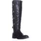 Botas femininas Thalia Sodi Veronika bico fechado cano alto cano largo tamanho 8W pretas