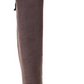 Botas de montaria femininas Hayley Faux Suede com zíper, estilo &amp; Co, marrom, tamanho 6,5 M
