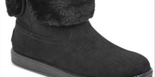 Botas femininas Guess Aussie para clima frio, pretas, tamanho 10 M