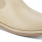 Botas Chelsea Femininas Maggie Fabric com Biqueira Fechada e Cano Curto, Brancas, Tamanho 6 M