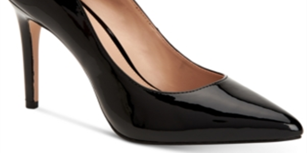 BCBGeneration Heidi Smooth Couro Envernizado Feminino Preto Tamanho 11 M