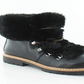 Botas de inverno femininas INC International Concepts Pravale com cadarço e pele sintética, pretas, tamanho 5 M