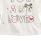 Camiseta de algodão com estampa gráfica e manga comprida First Impressions para bebês meninas, tamanho 3-6 meses