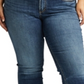Calça jeans feminina Suki reta, azul, tamanho 16x30, da Silver Jeans Co.
