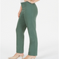 Calça feminina JM Collection para trabalho, verde, tamanho pequeno