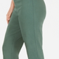 Calça feminina JM Collection para trabalho, verde, tamanho pequeno