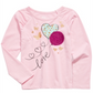 Camiseta infantil feminina com estampa de borboleta e balão, da Epic Threads, rosa, tamanho 4T