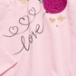 Camiseta infantil feminina com estampa de borboleta e balão, da Epic Threads, rosa, tamanho 4T