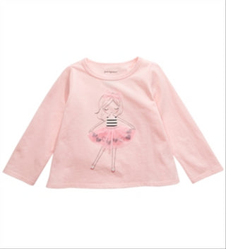 First Impressions Toddler Girl's Tutu Girl T-Shirt  Pink Size 4T