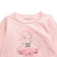 Camiseta infantil First Impressions para meninas, tutu, rosa, tamanho 4T