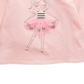 Camiseta infantil First Impressions para meninas, tutu, rosa, tamanho 4T