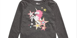 Epic Threads Toddler Girl's Unicorn Star T-Shirts Gray Size 3T