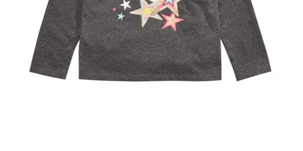Camiseta infantil feminina Epic Threads Unicórnio Estrela Cinza Tamanho 3T