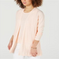 Cardigan texturizado em zigue-zague feminino Charter Club, tamanho salmão, tamanho extragrande