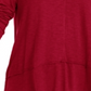 Estilo &amp; Co Feminino com Costura Alta e Baixa, Vermelho, Tamanho Pequeno M