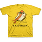 Camiseta Jem Toddler Boy's Laid Back, Amarelo Girassol, Tamanho 2