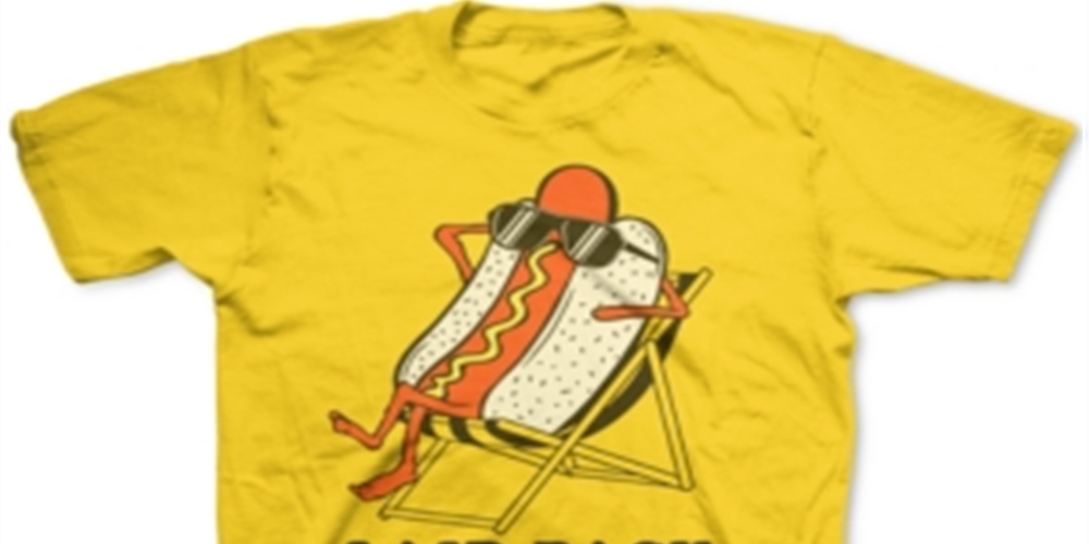 Camiseta Jem Toddler Boy's Laid Back, Amarelo Girassol, Tamanho 2