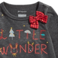 Camiseta Little Wonder para meninas First Impressions, tamanho cinza, tamanho 3-6 meses